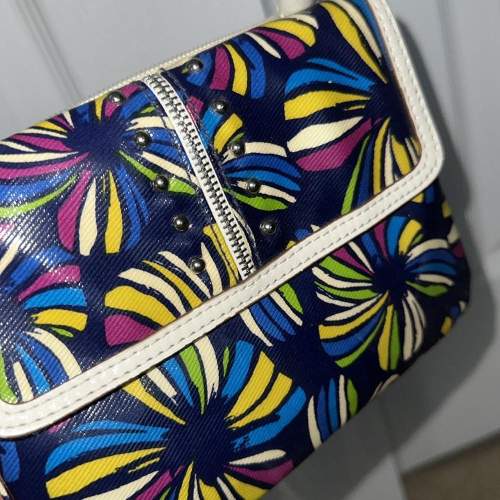 Multicolor, 2000s Party Purse with Fold-over Detail
